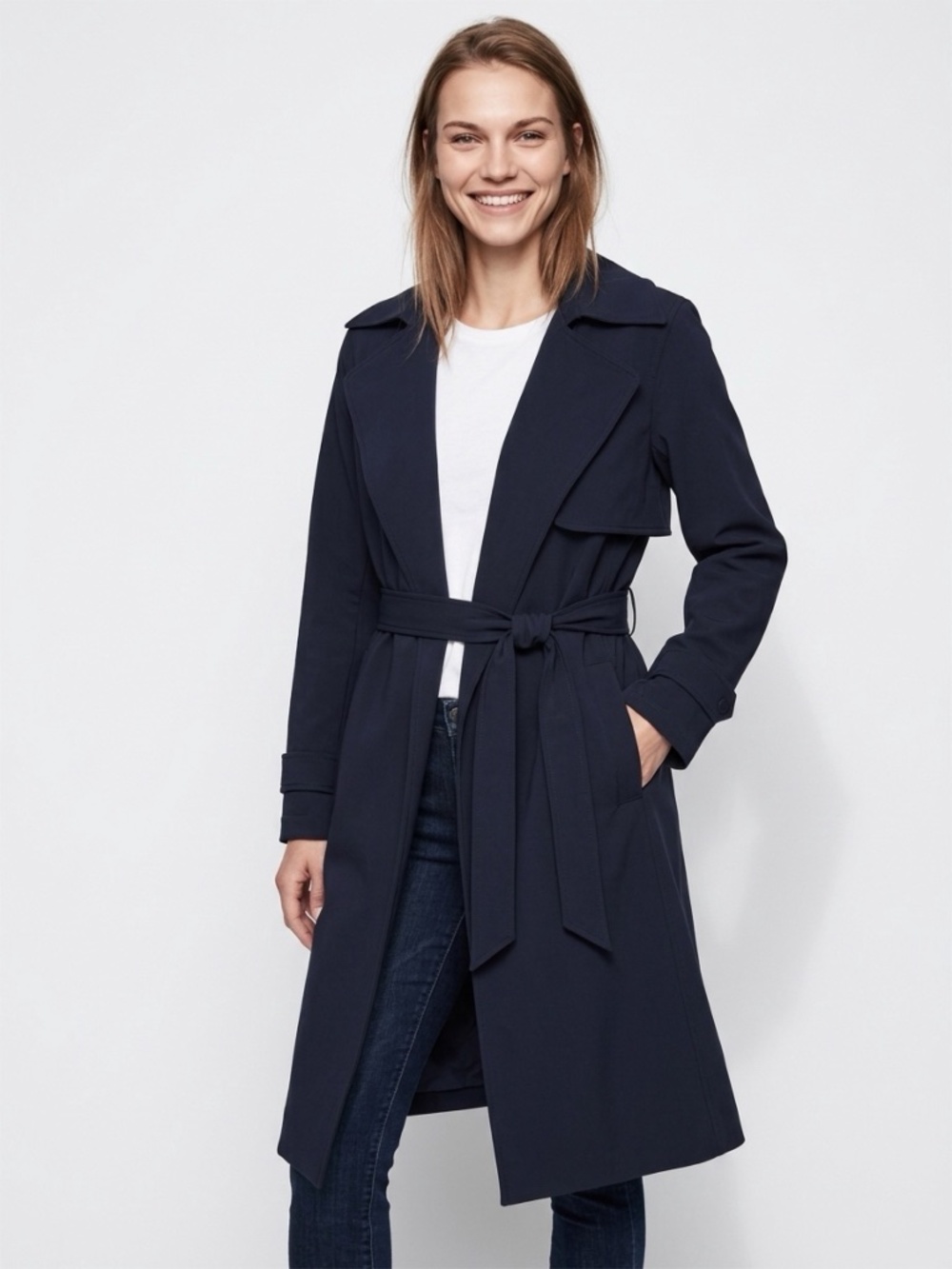 NWT Athleta Black Stellar Trench Size M